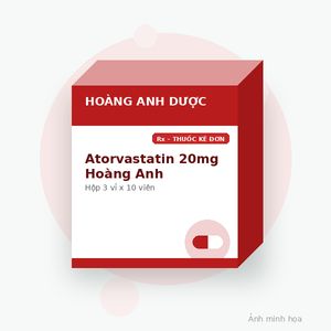 Atorvastatin 20mg Hoàng Anh