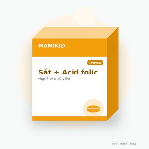 Mamikid Sắt + Acid folic